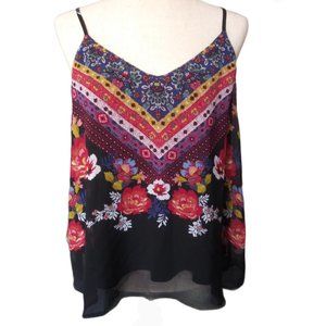 Eyeshadow Loose spaghetti strap top Size L